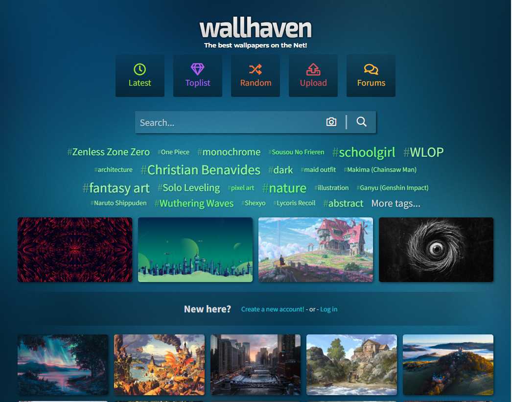 Wallhaven壁纸平台
